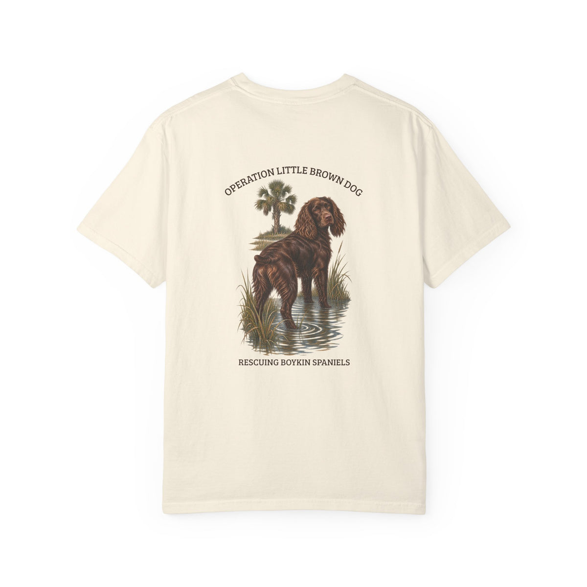 Rescuing Boykin Spaniels Operation Little Brown Dog Fundraiser T Shirt