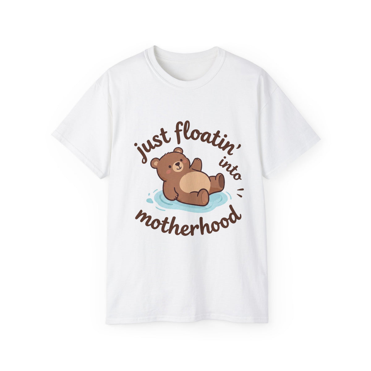 Bear "Floatin' Into Motherhood" Maternity T-Shirt