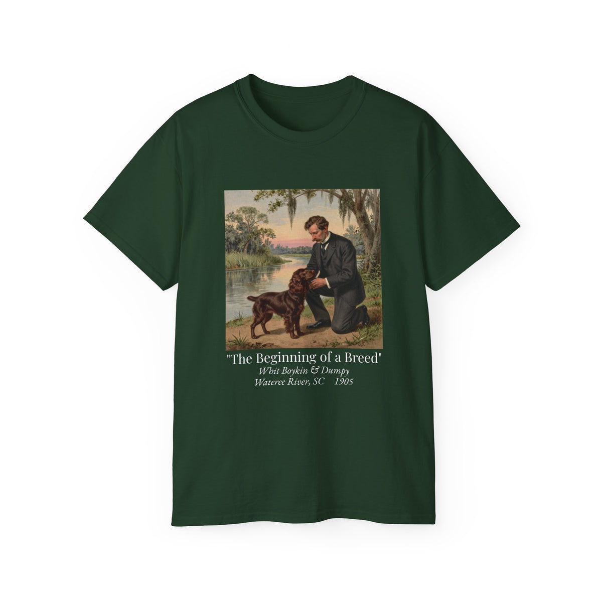 Boykin Spaniel "The Beginning of a Breed" Heritage T-Shirt