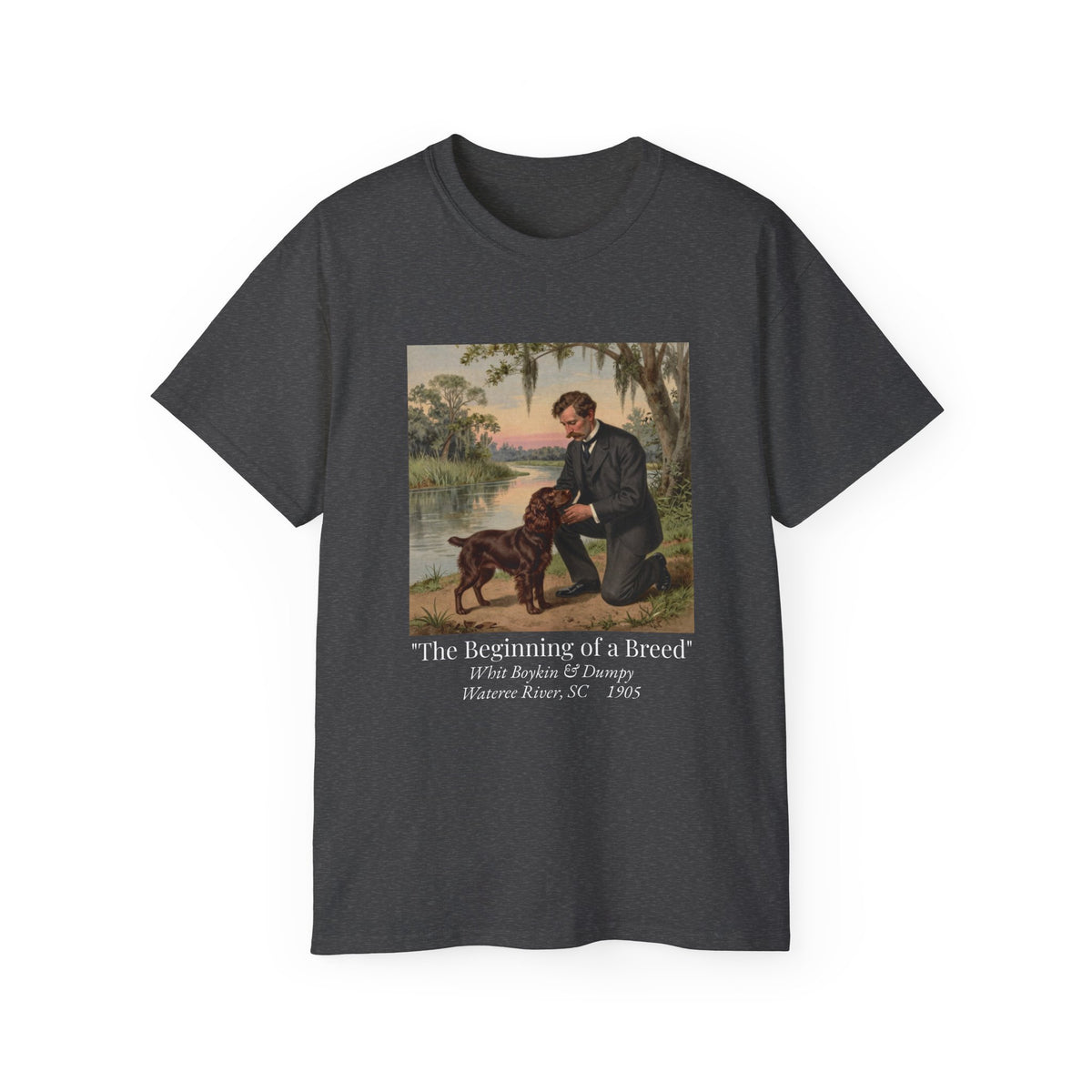 Boykin Spaniel "The Beginning of a Breed" Heritage T-Shirt