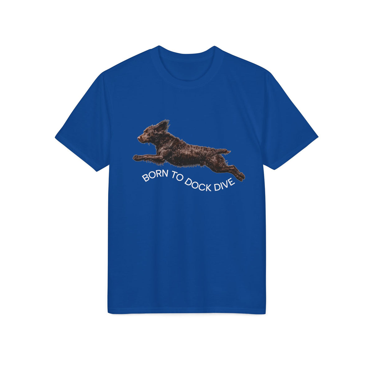 Boykin Spaniel "Born to Dock Dive" Performance T-Shirt