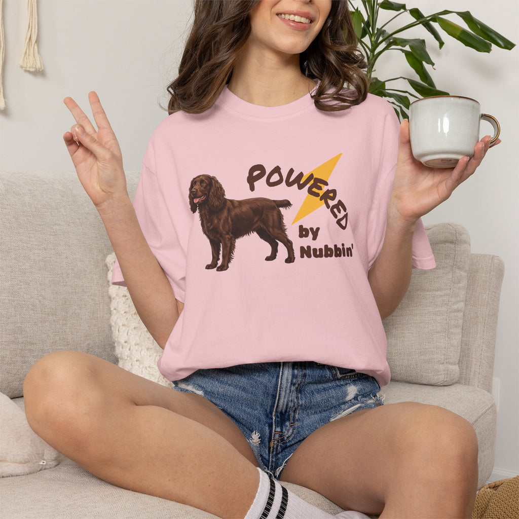 Boykin Spaniel "Powered by Nubbin" T-Shirt