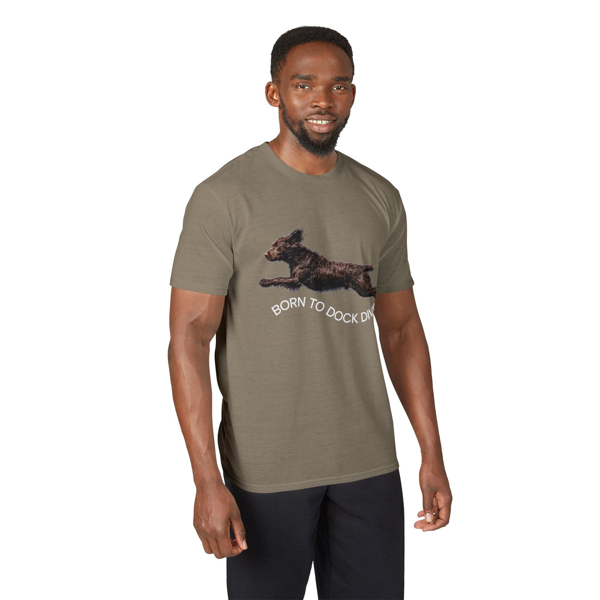 Boykin Spaniel "Born to Dock Dive" Performance T-Shirt