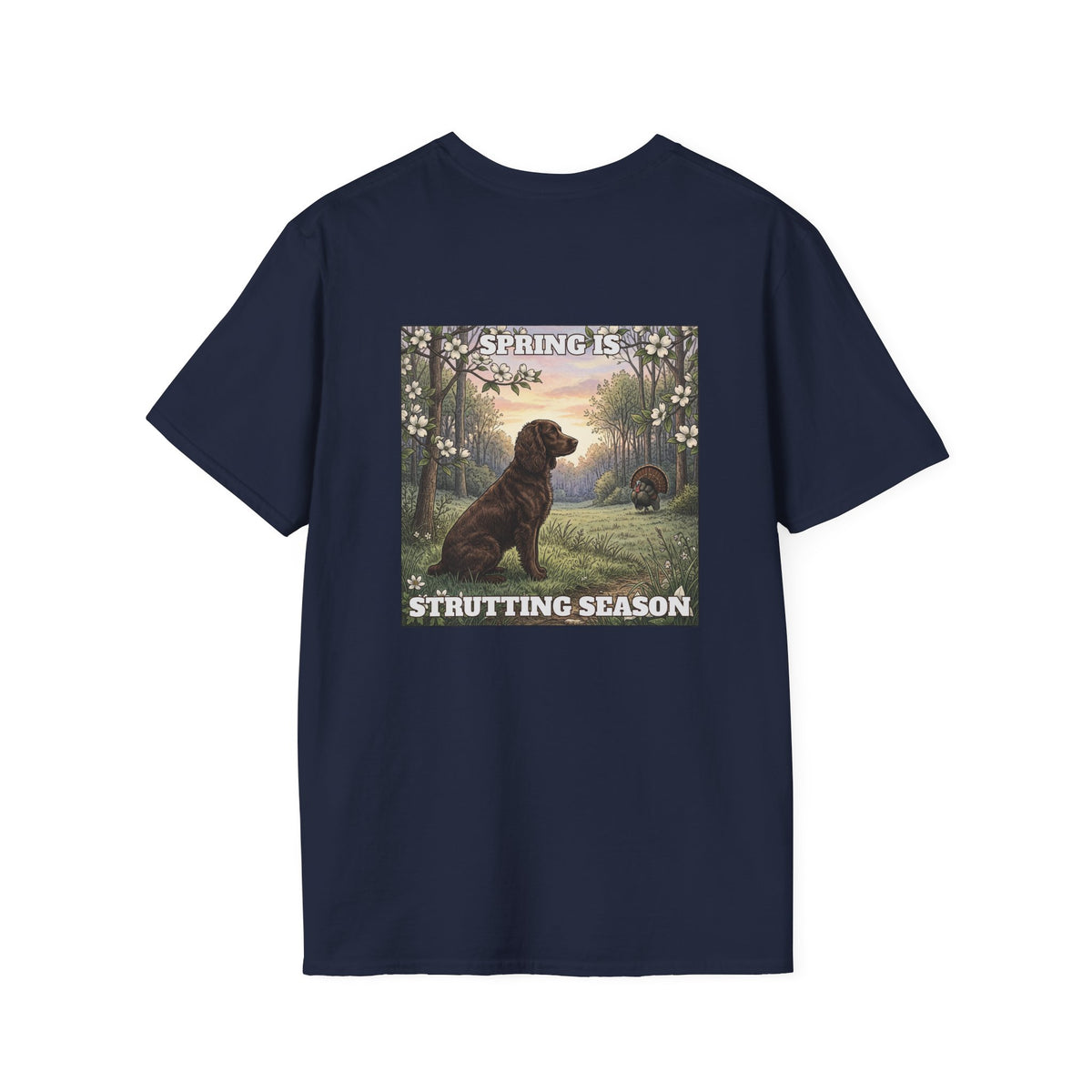Boykin Spaniel "Spring is Strutting Season" T-Shirt