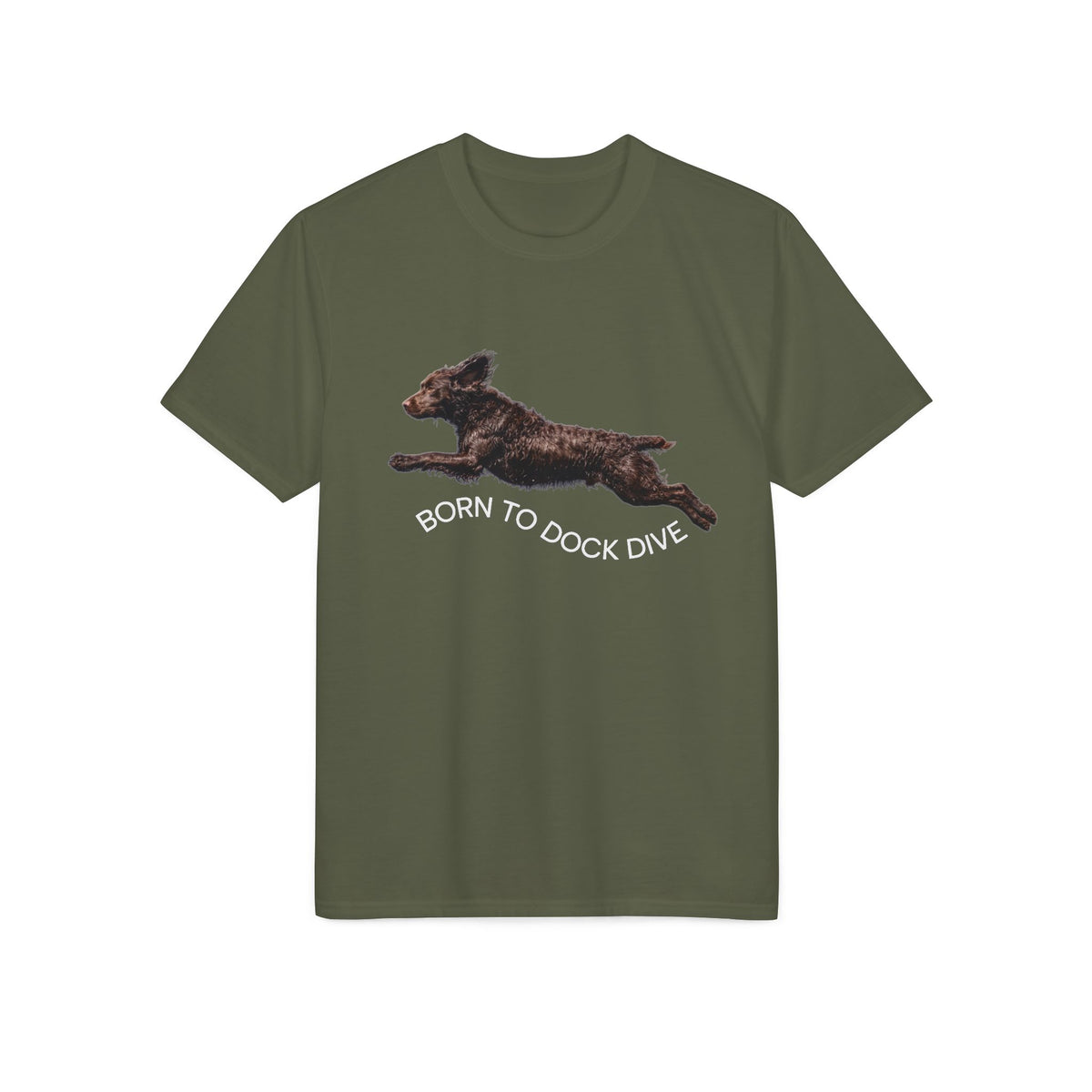Boykin Spaniel "Born to Dock Dive" Performance T-Shirt