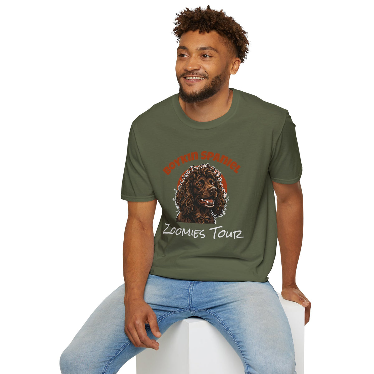 Boykin Spaniel Zoomies Tour Retro Bootleg Band Shirt