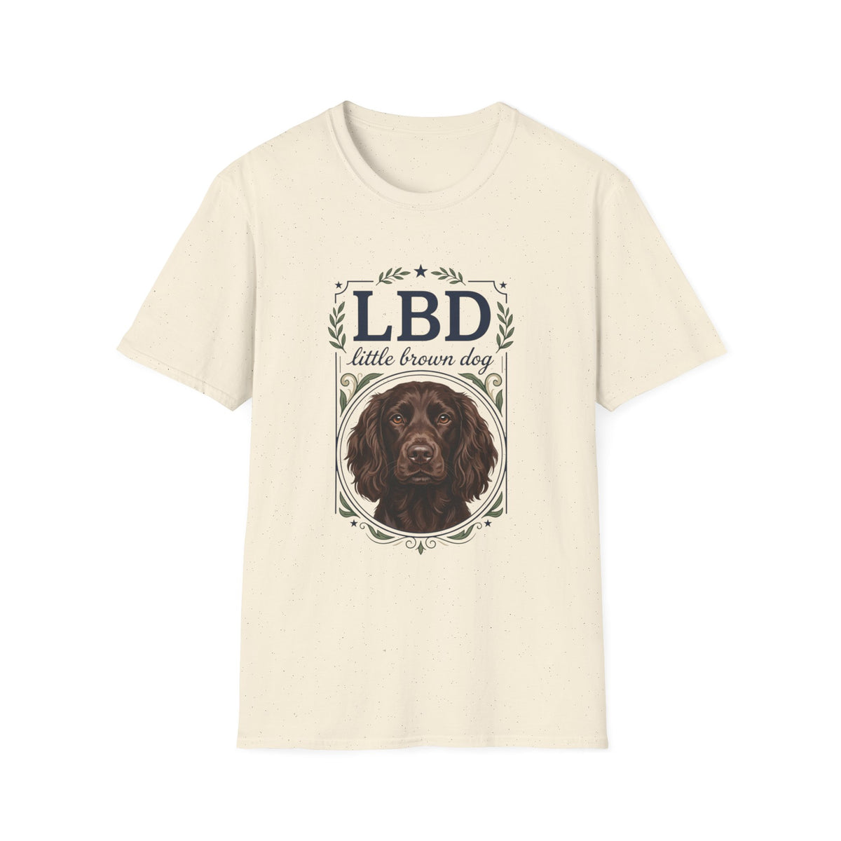 Boykin Spaniel LBD Little Brown Dog Crest T-Shirt