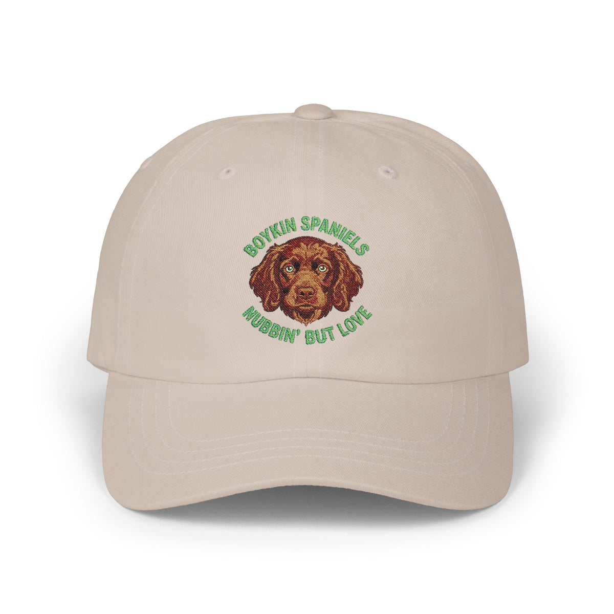 Boykin Spaniel Puppy "Nubbin' But Love" Embroidered Classic Hat