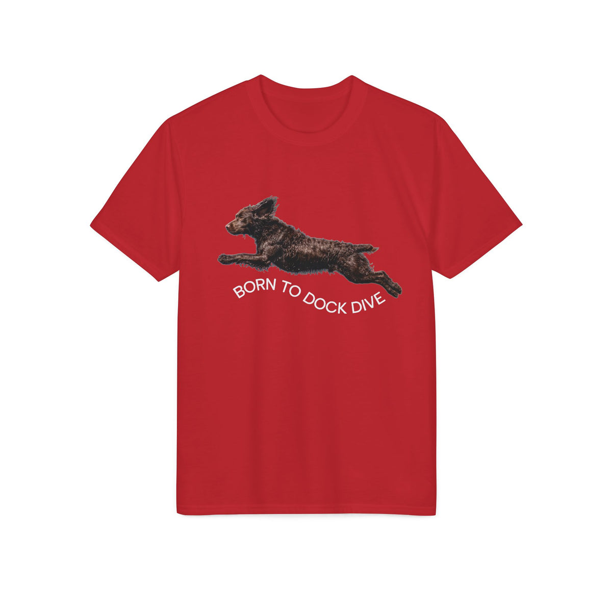 Boykin Spaniel "Born to Dock Dive" Performance T-Shirt