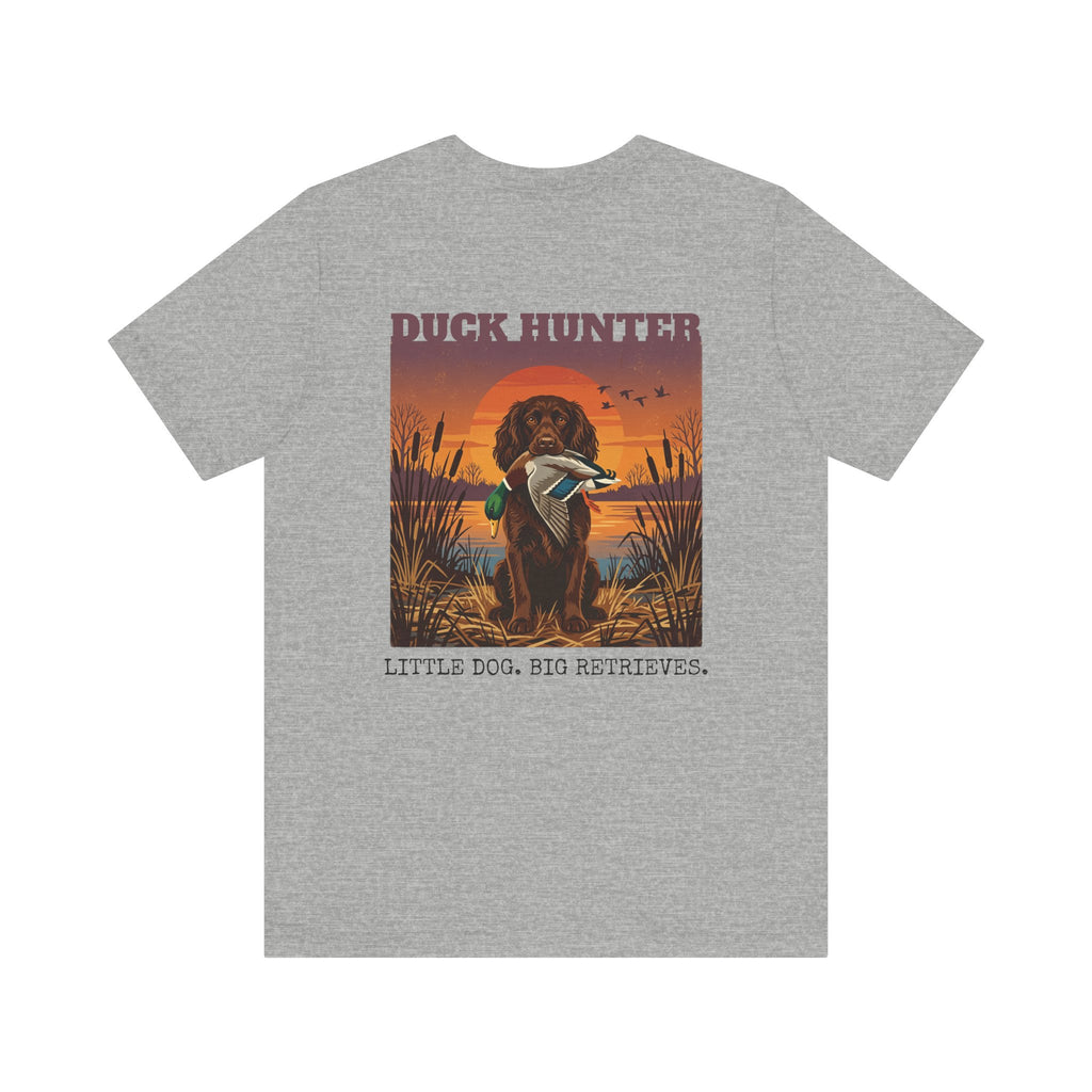 Boykin Spaniel Duck Hunter Vintage Sunset Waterfowl Bird Dog T-Shirt
