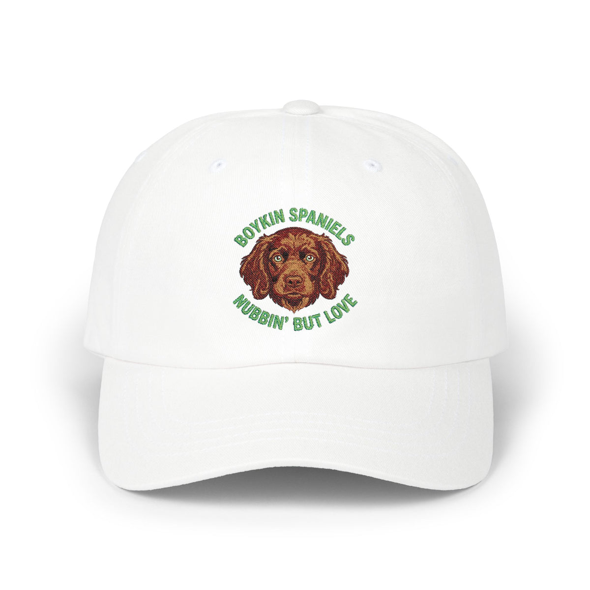 Boykin Spaniel Puppy "Nubbin' But Love" Embroidered Classic Hat
