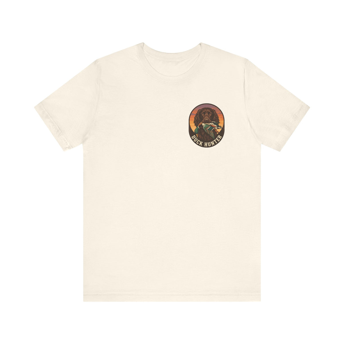 Boykin Spaniel Duck Hunter Vintage Sunset Waterfowl Bird Dog T-Shirt