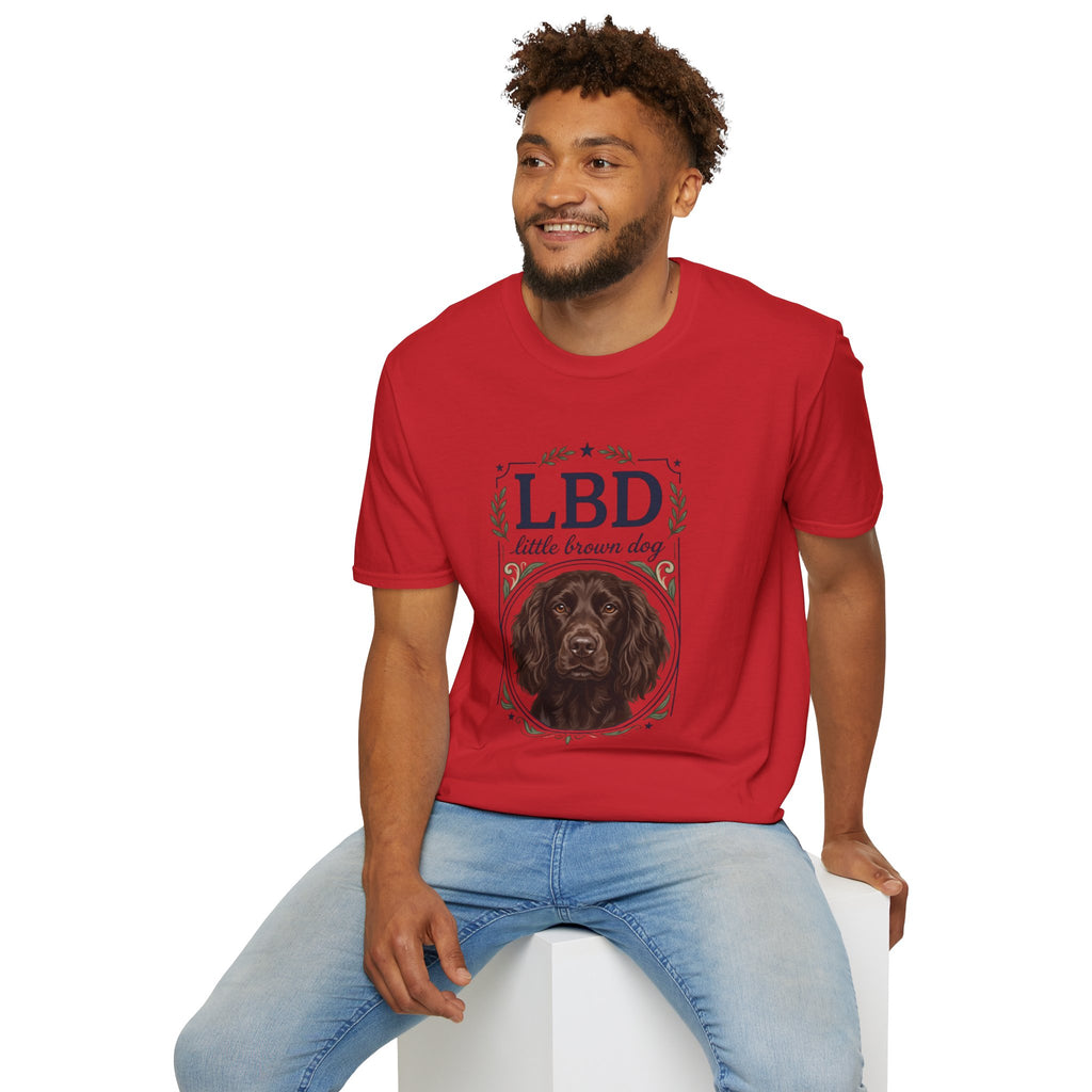 Boykin Spaniel LBD Little Brown Dog Crest T-Shirt