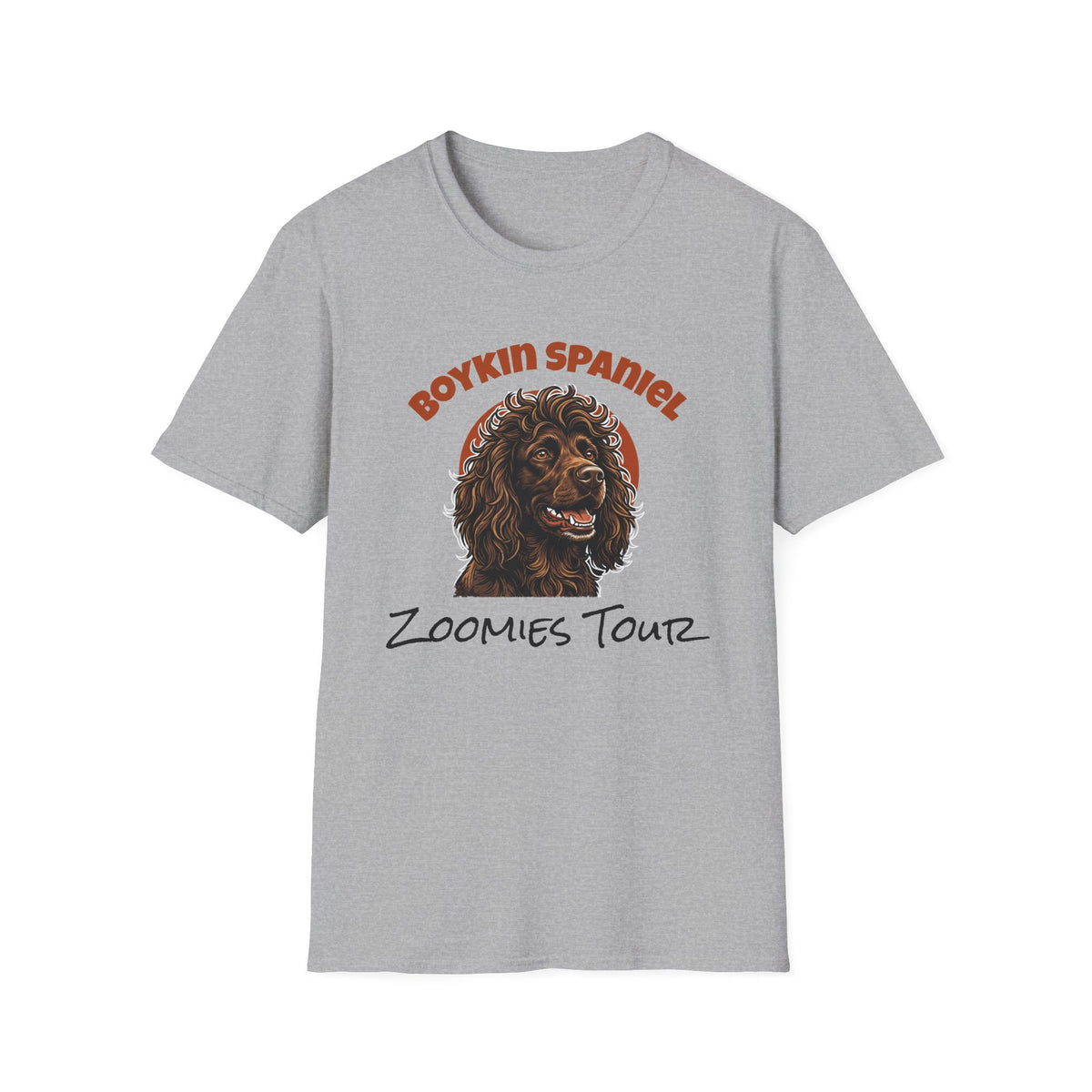 Boykin Spaniel Zoomies Tour Retro Bootleg Band Shirt