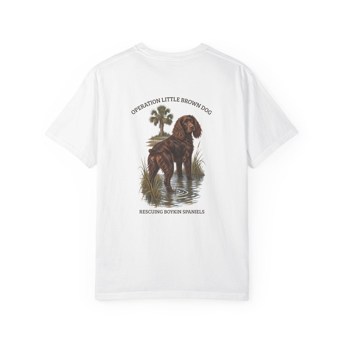 Rescuing Boykin Spaniels Operation Little Brown Dog Fundraiser T Shirt