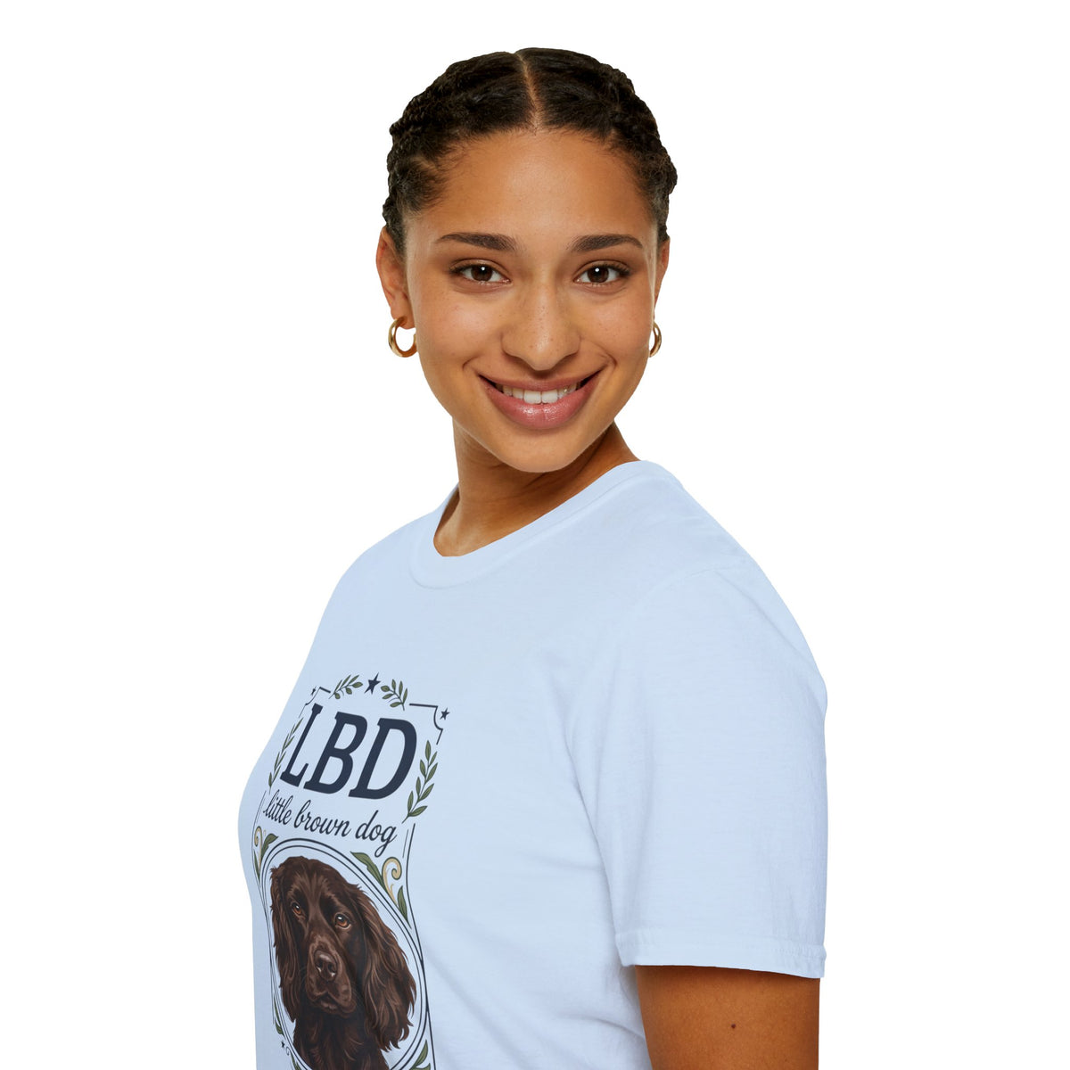 Boykin Spaniel LBD Little Brown Dog Crest T-Shirt