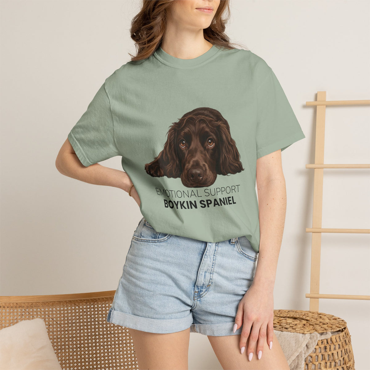 Boykin Spaniel Emotional Support T-Shirt