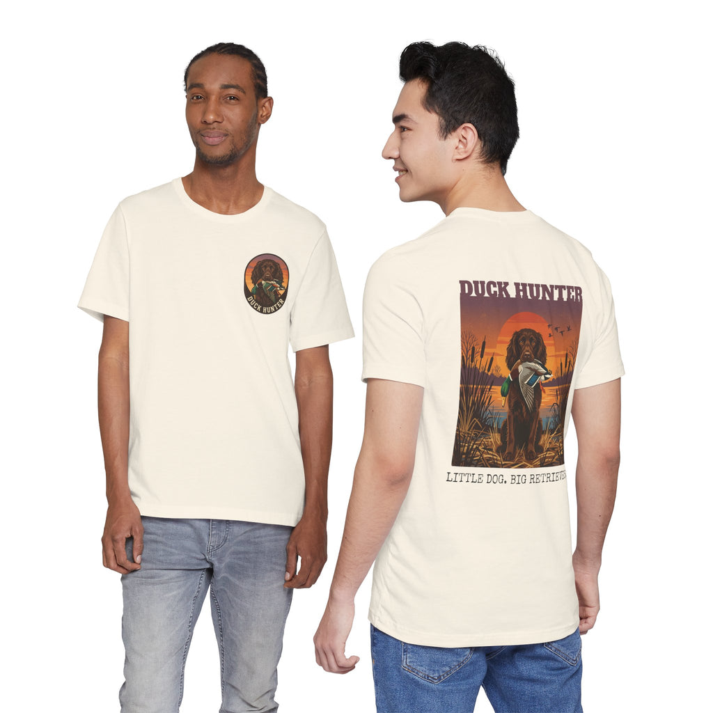 Boykin Spaniel Duck Hunter Vintage Sunset Waterfowl Bird Dog T-Shirt