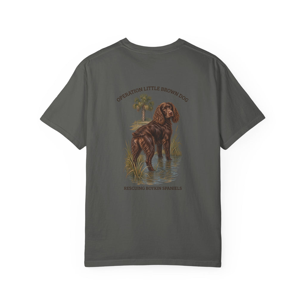 Rescuing Boykin Spaniels Operation Little Brown Dog Fundraiser T Shirt