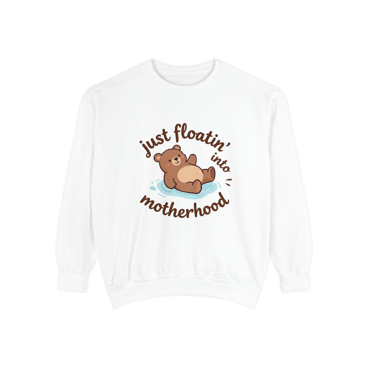 Bear "Floatin' Into Motherhood" Maternity Sweatshirt