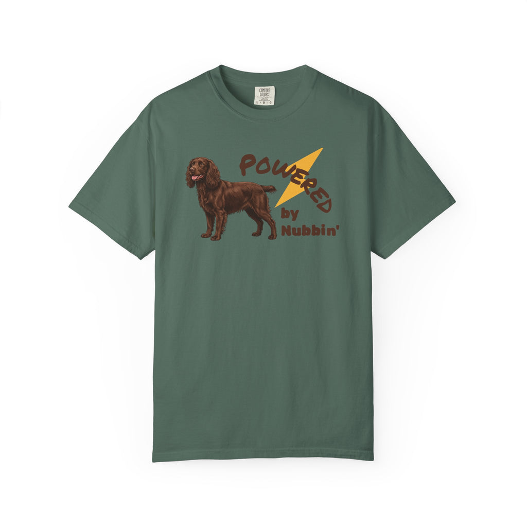 Boykin Spaniel "Powered by Nubbin" T-Shirt