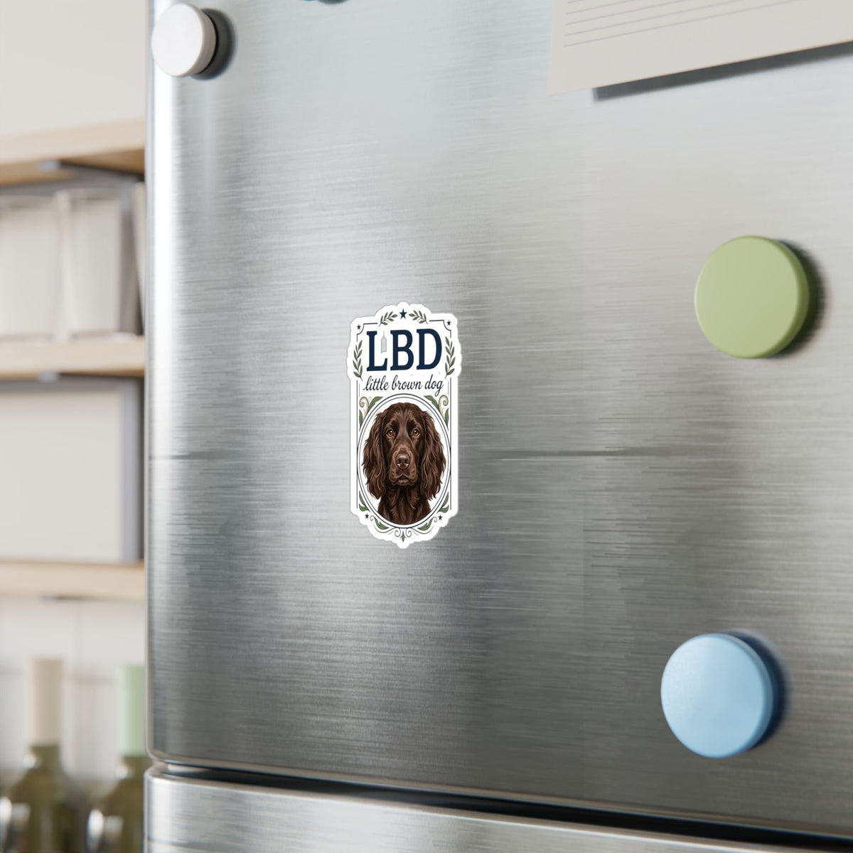 Boykin Spaniel Little Brown Dog LBD Kiss-Cut Vinyl Sticker