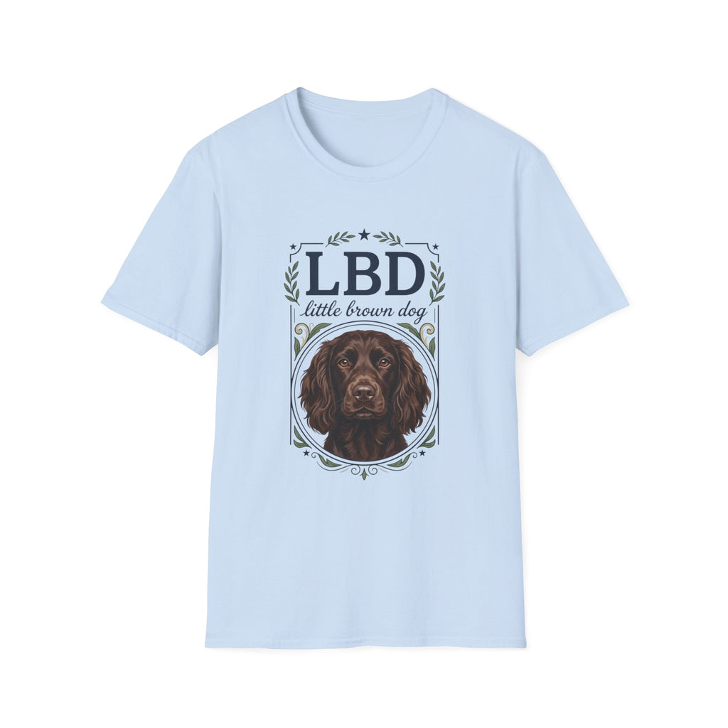 Boykin Spaniel LBD Little Brown Dog Crest T-Shirt