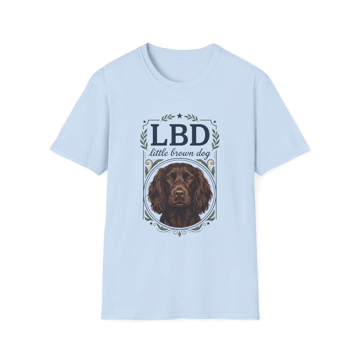 Boykin Spaniel LBD Little Brown Dog Crest T-Shirt