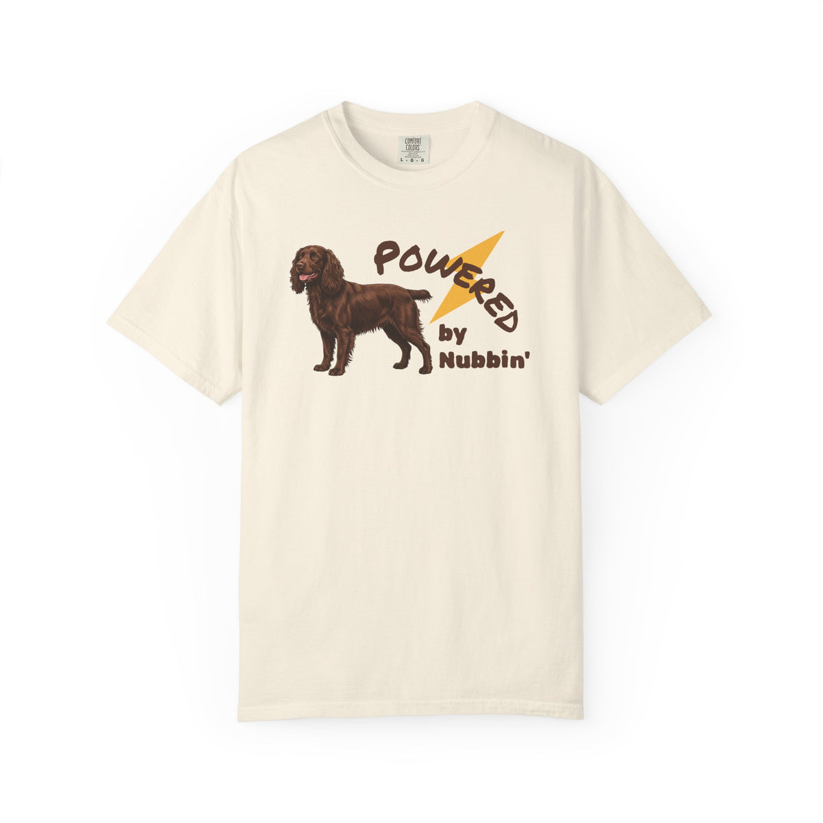 Boykin Spaniel "Powered by Nubbin" T-Shirt