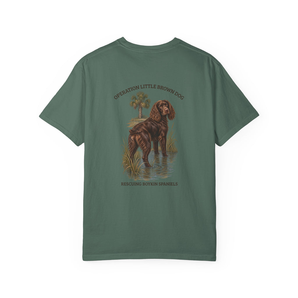Rescuing Boykin Spaniels Operation Little Brown Dog Fundraiser T Shirt