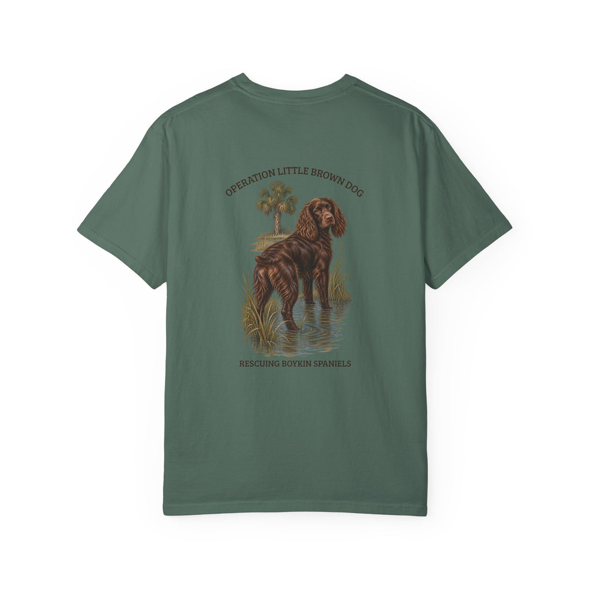 Rescuing Boykin Spaniels Operation Little Brown Dog Fundraiser T Shirt