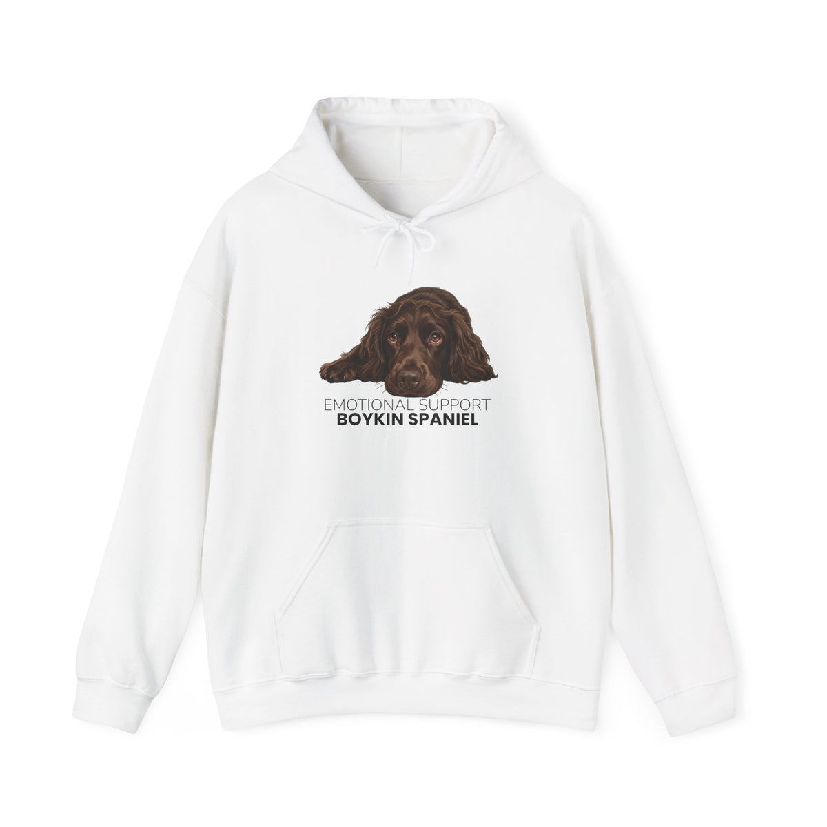 Boykin Spaniel Illustration Emotional Support Hoodie
