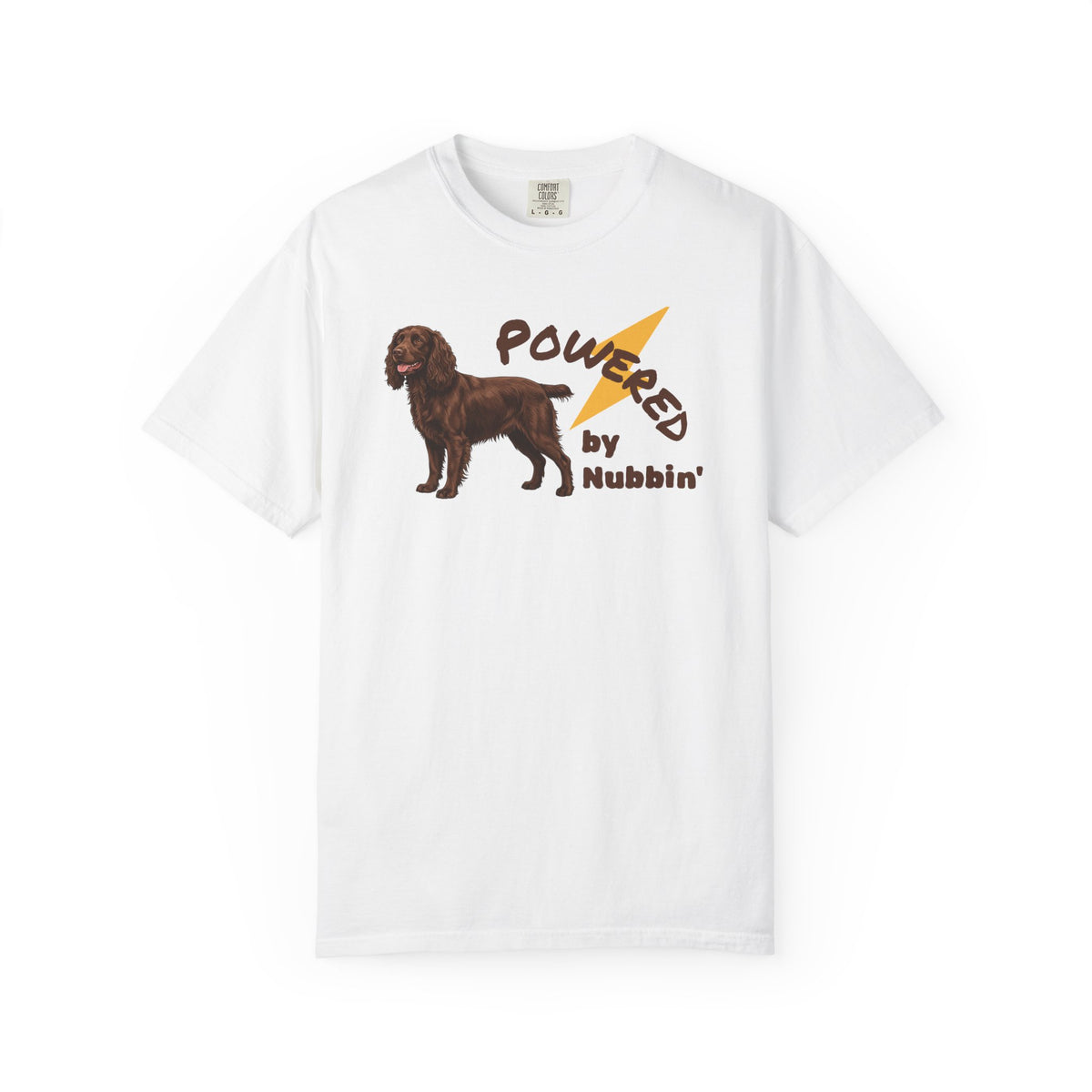 Boykin Spaniel "Powered by Nubbin" T-Shirt