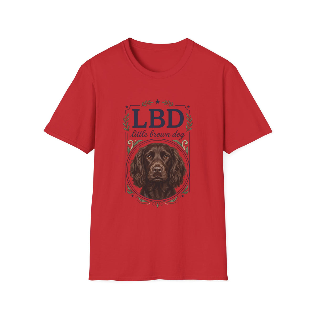 Boykin Spaniel LBD Little Brown Dog Crest T-Shirt