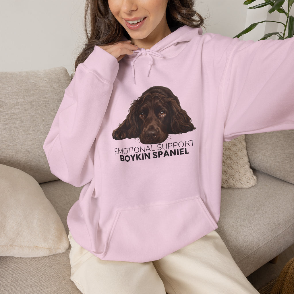 Boykin Spaniel Illustration Emotional Support Hoodie