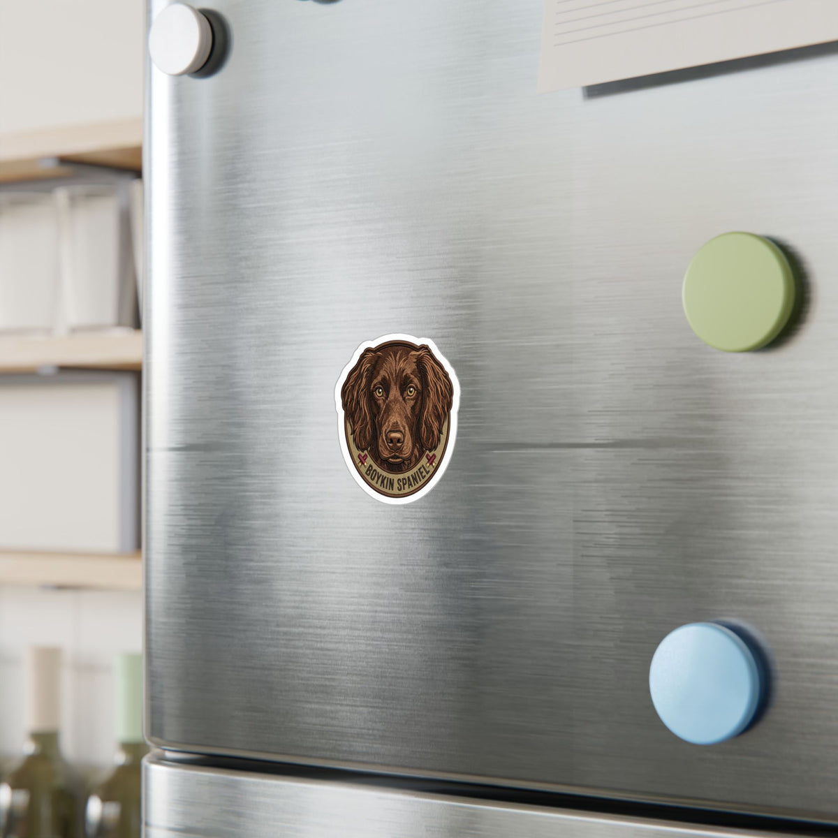Boykin Spaniel Patch-Style Vinyl Sticker