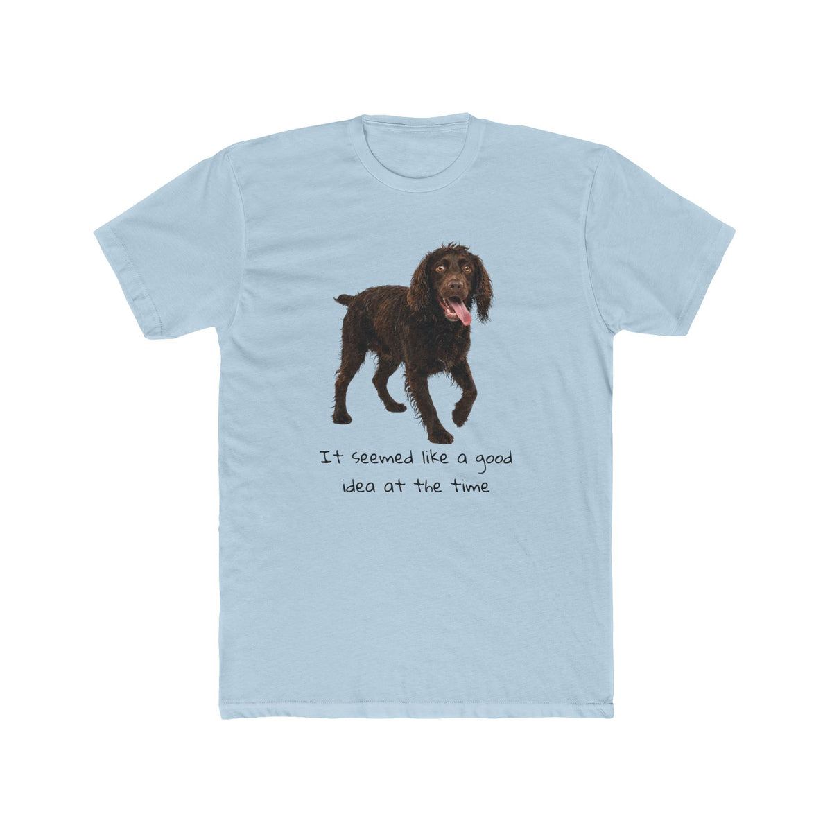 Boykin Spaniel "It Seemed Like a Good Idea at the Time" Funny T-Shirt