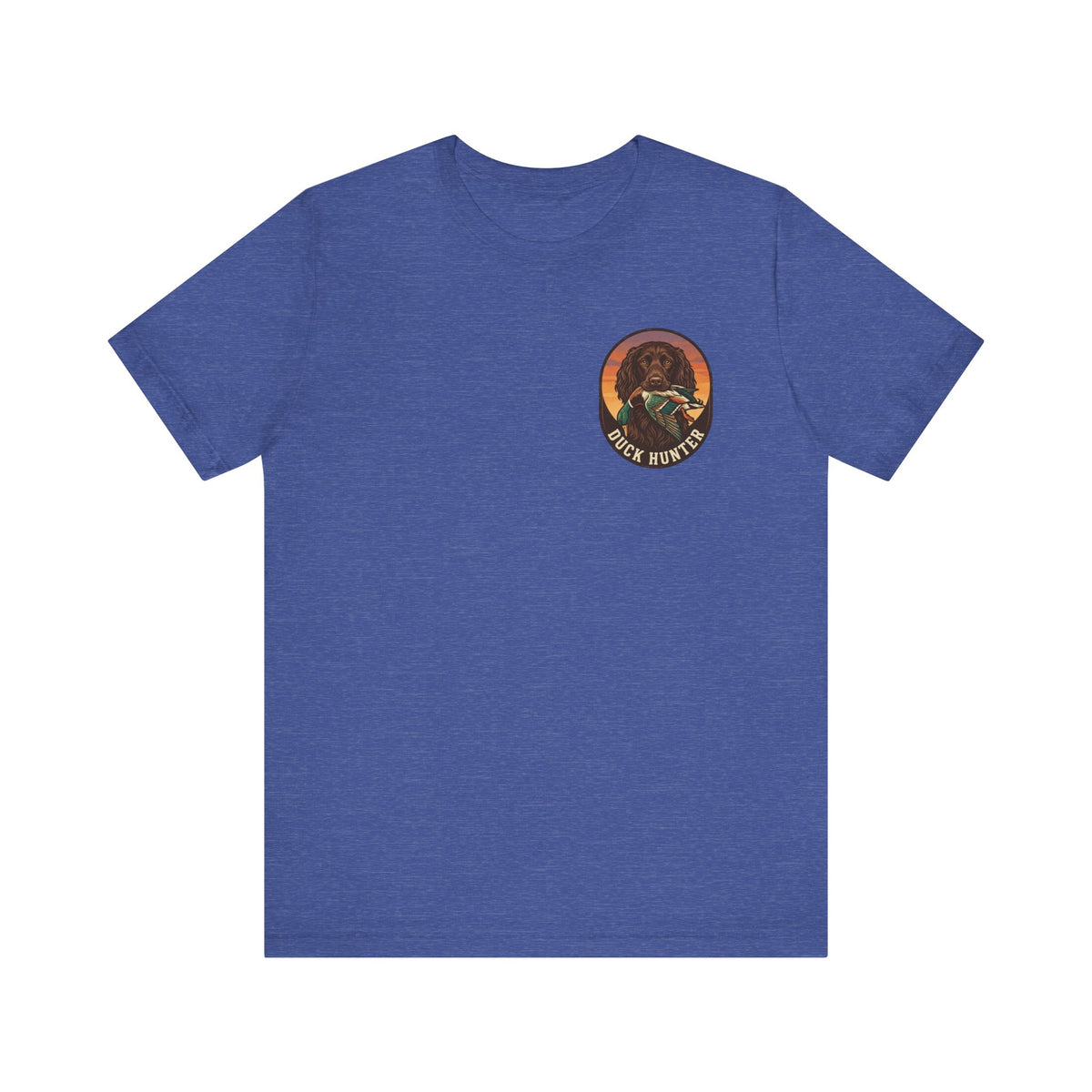 Boykin Spaniel Duck Hunter Vintage Sunset Waterfowl Bird Dog T-Shirt