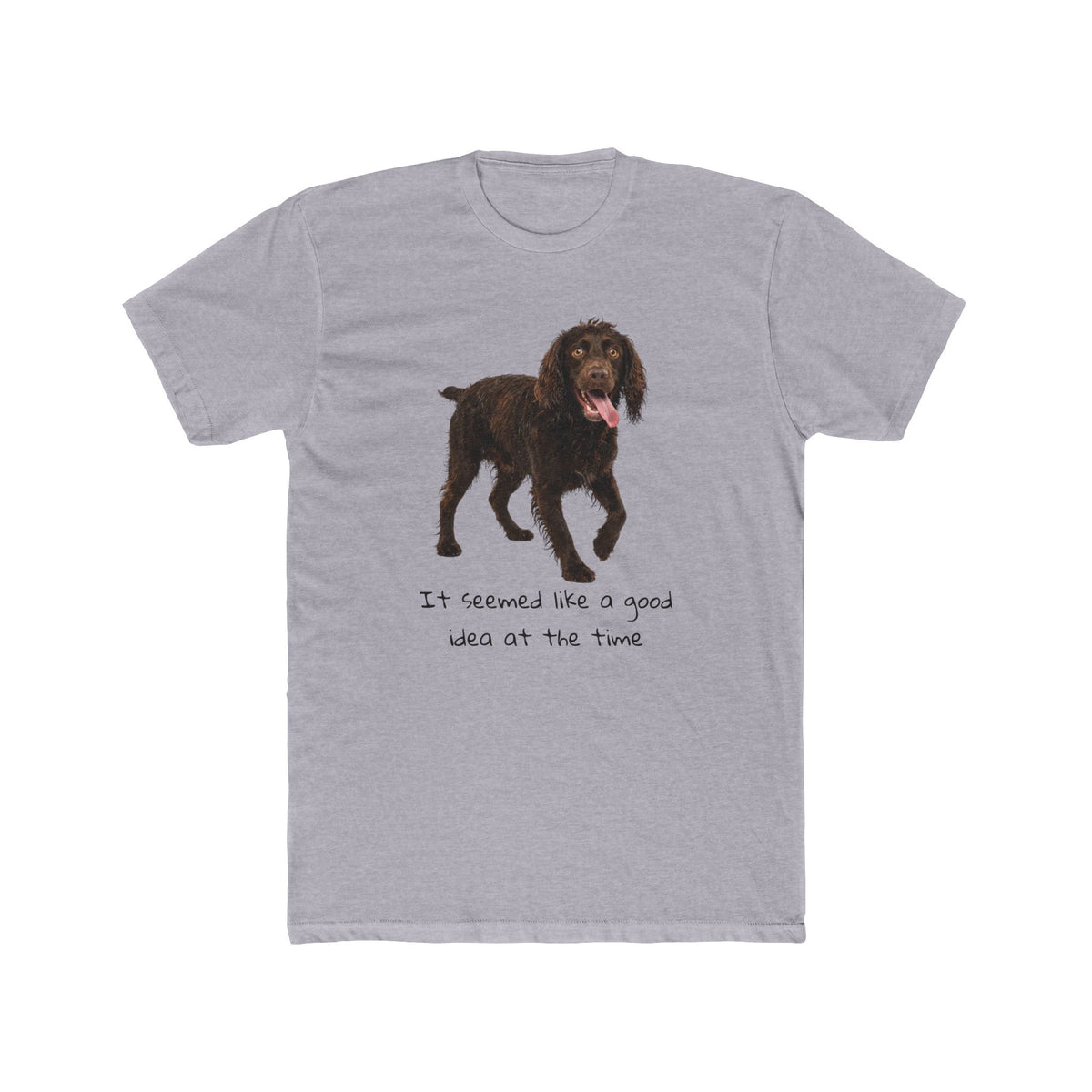 Boykin Spaniel "It Seemed Like a Good Idea at the Time" Funny T-Shirt