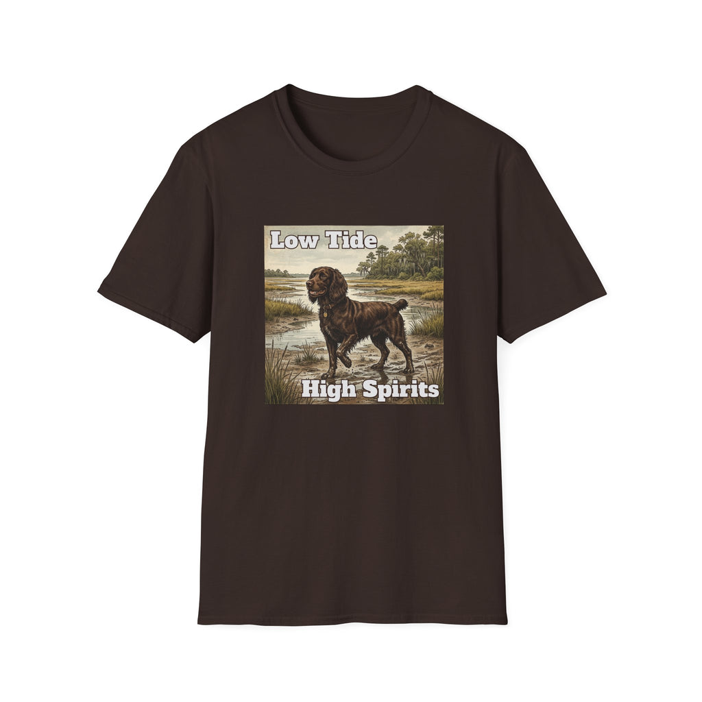 Boykin Spaniel "Low Tide High Spirits" T-Shirt