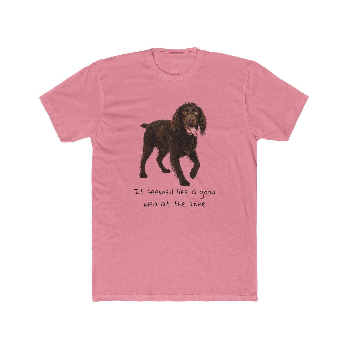 Boykin Spaniel "It Seemed Like a Good Idea at the Time" Funny T-Shirt