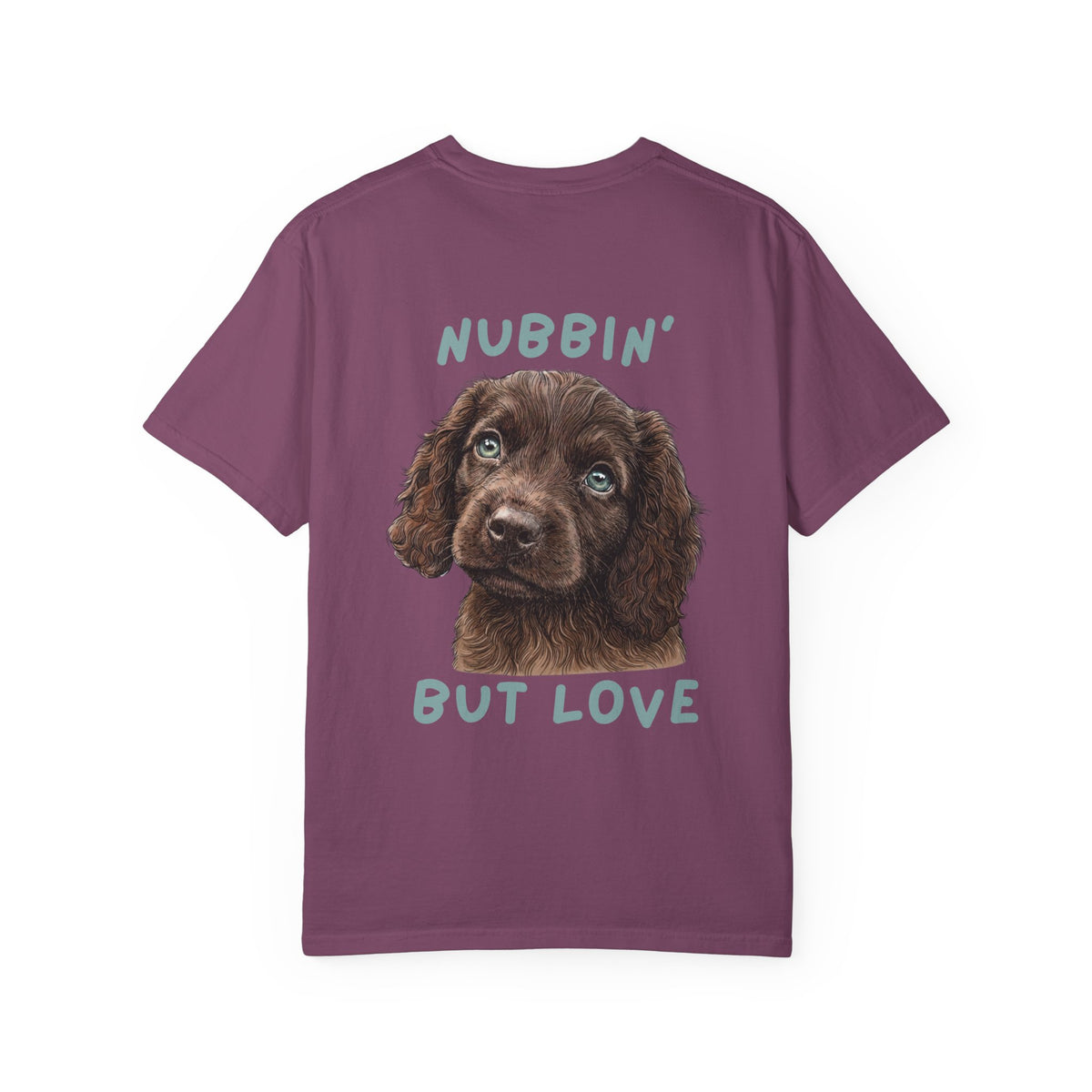 Boykin Spaniel Puppy "Nubbin' But Love" Graphic T-Shirt