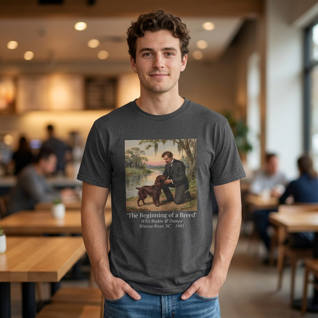 Boykin Spaniel "The Beginning of a Breed" Heritage T-Shirt