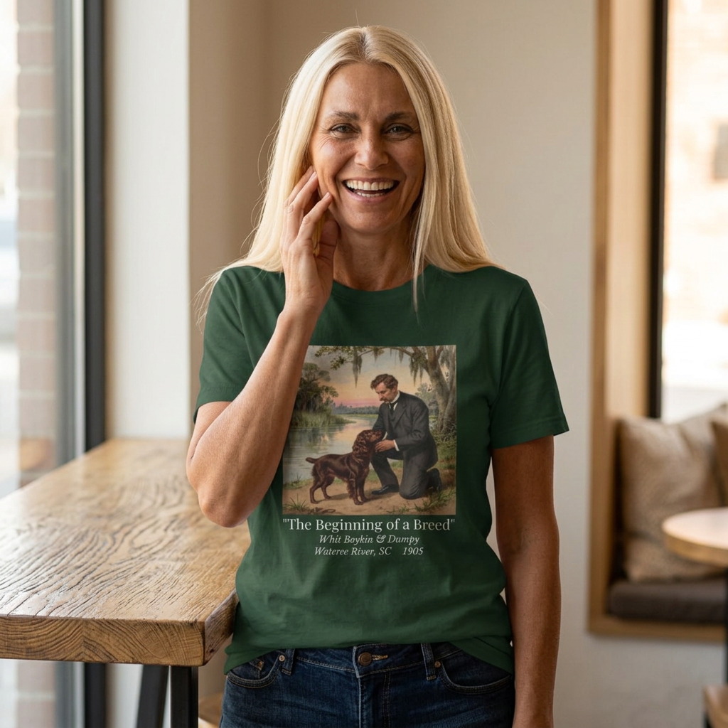 Boykin Spaniel "The Beginning of a Breed" Heritage T-Shirt