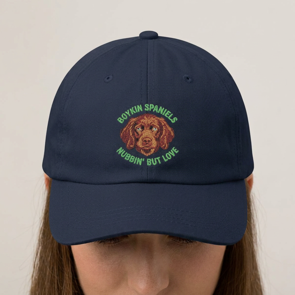 Boykin Spaniel Puppy "Nubbin' But Love" Embroidered Classic Hat