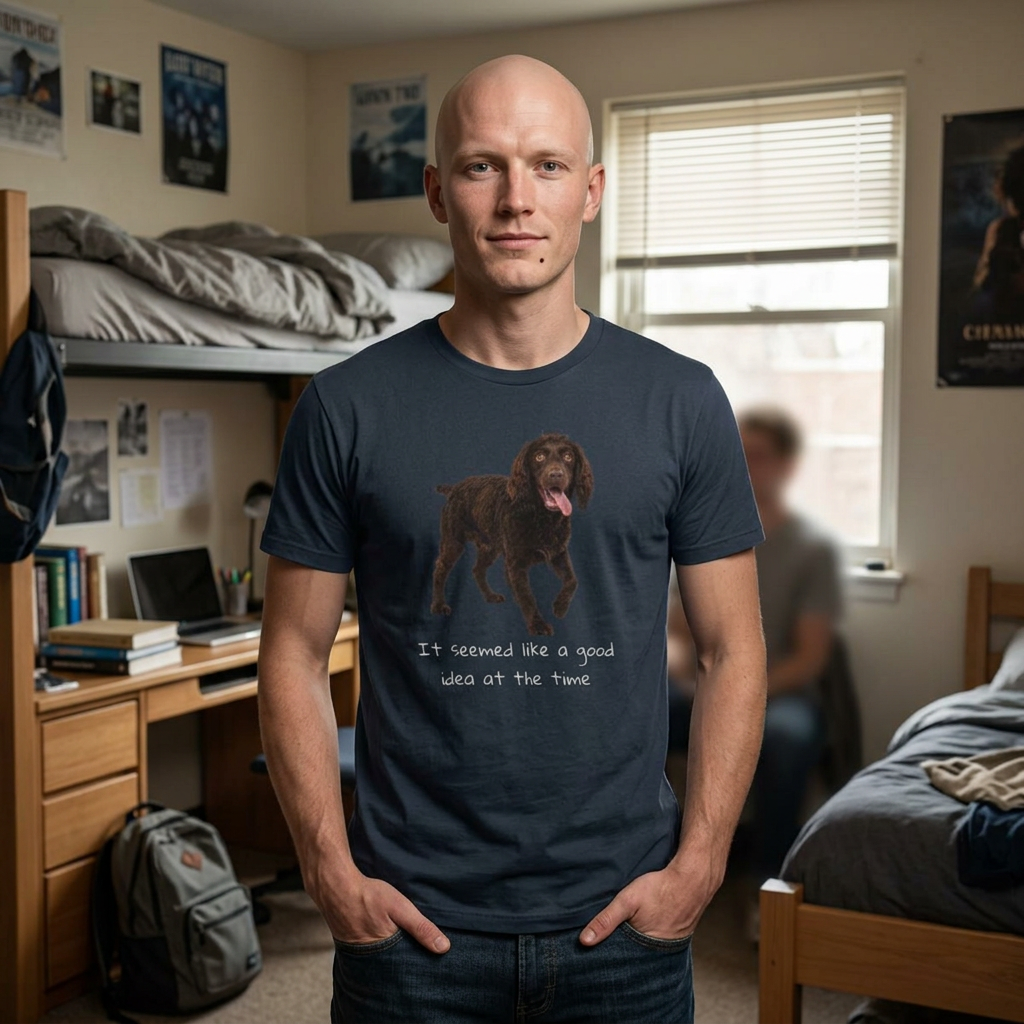 Boykin Spaniel "It Seemed Like a Good Idea at the Time" Funny T-Shirt