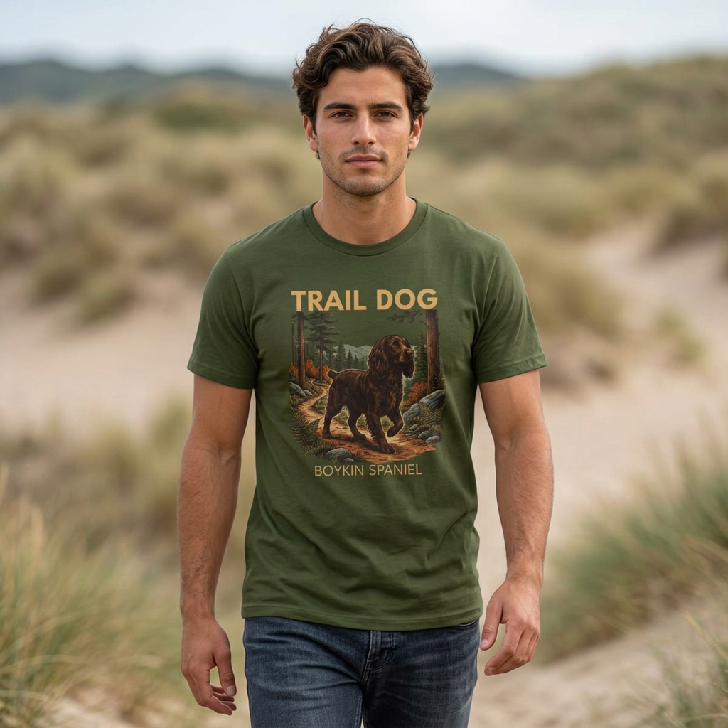 Boykin Spaniel Trail Dog T-Shirt