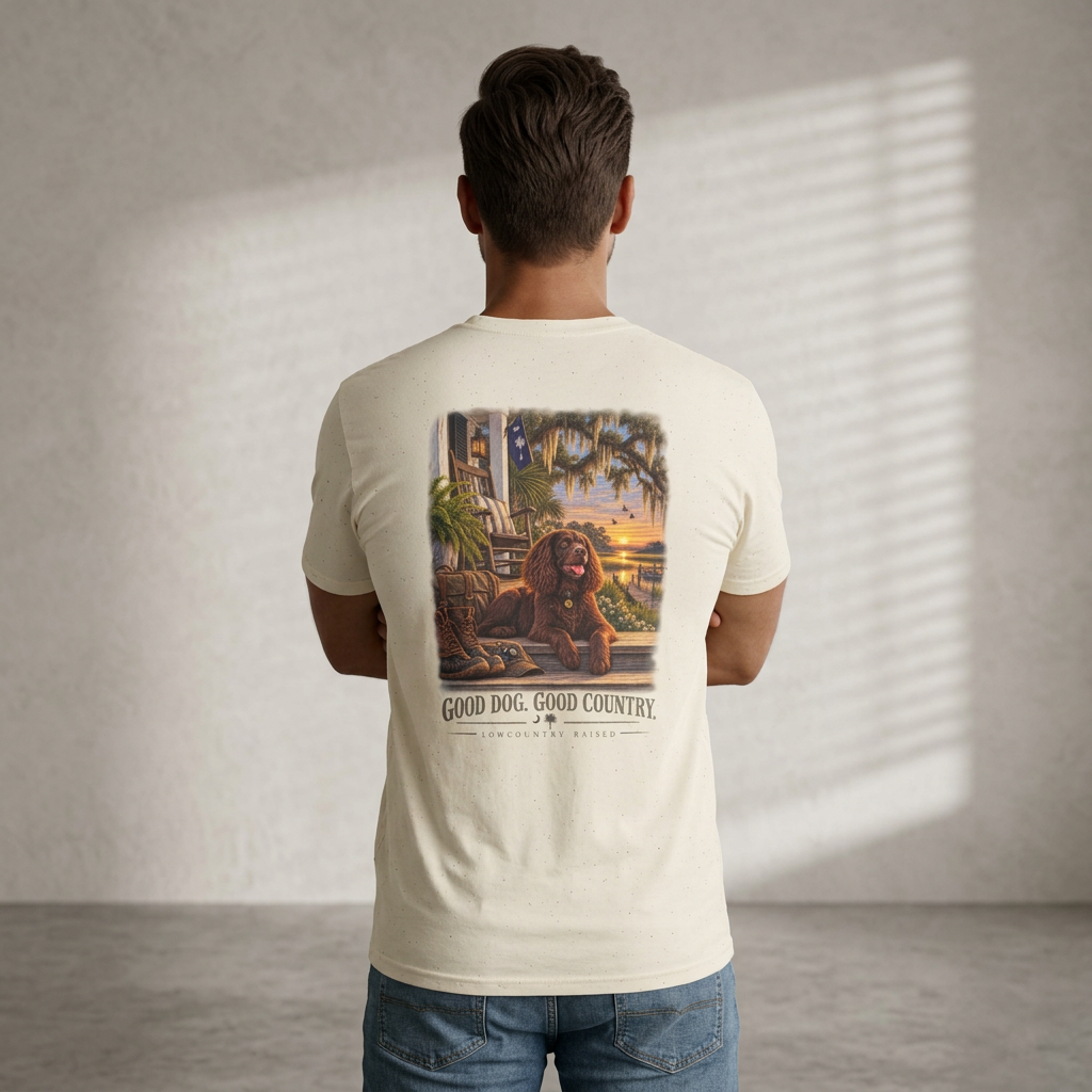 Toodles Lowcountry Sporting Collection “Good Dog. Good Country.” T-Shirt