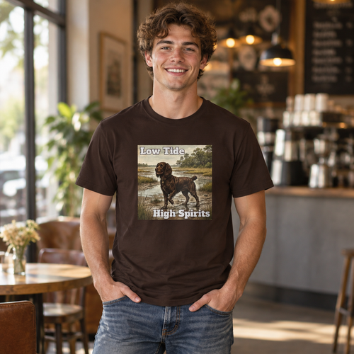 Boykin Spaniel "Low Tide High Spirits" T-Shirt