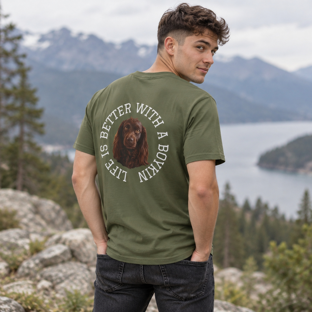 Double sided "Life Is Better With a Boykin" T-Shirt